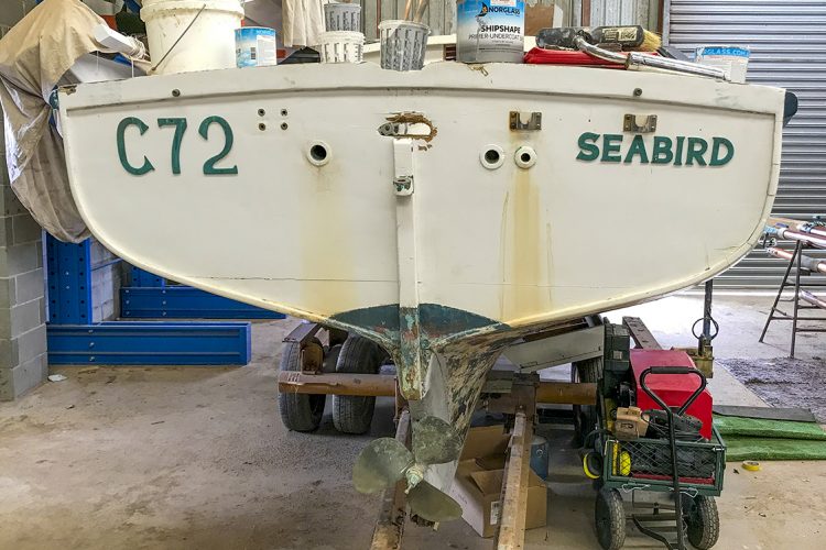 Seabird C72 in Shed
